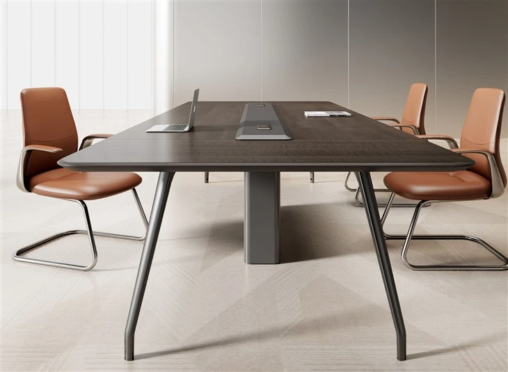 Minimalist Rectangular Meeting Table For Contemporary Workplaces suppliers